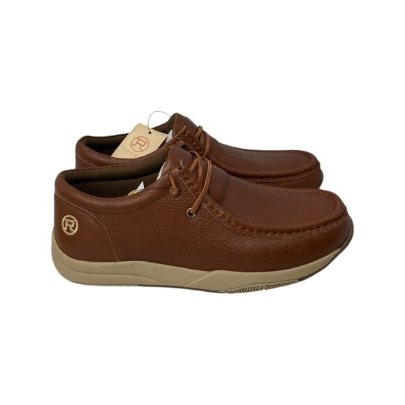 Roper Chukka Boots Men's Size 7.5 D Brown Clearcut Low Leather - Picture 1 of 12